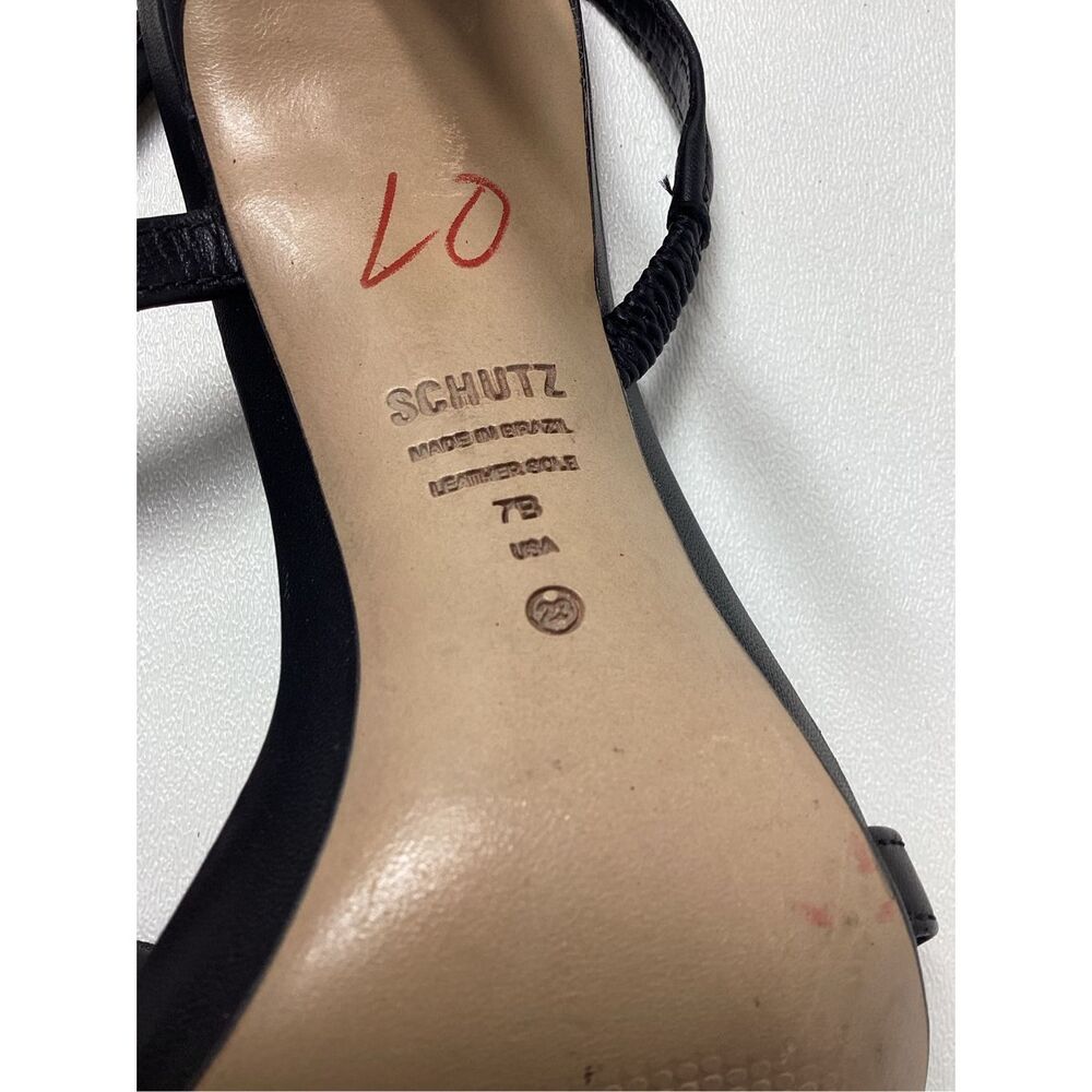 SCHUTZ Black Jeweled Strappy Heels - Picture 11 of 15